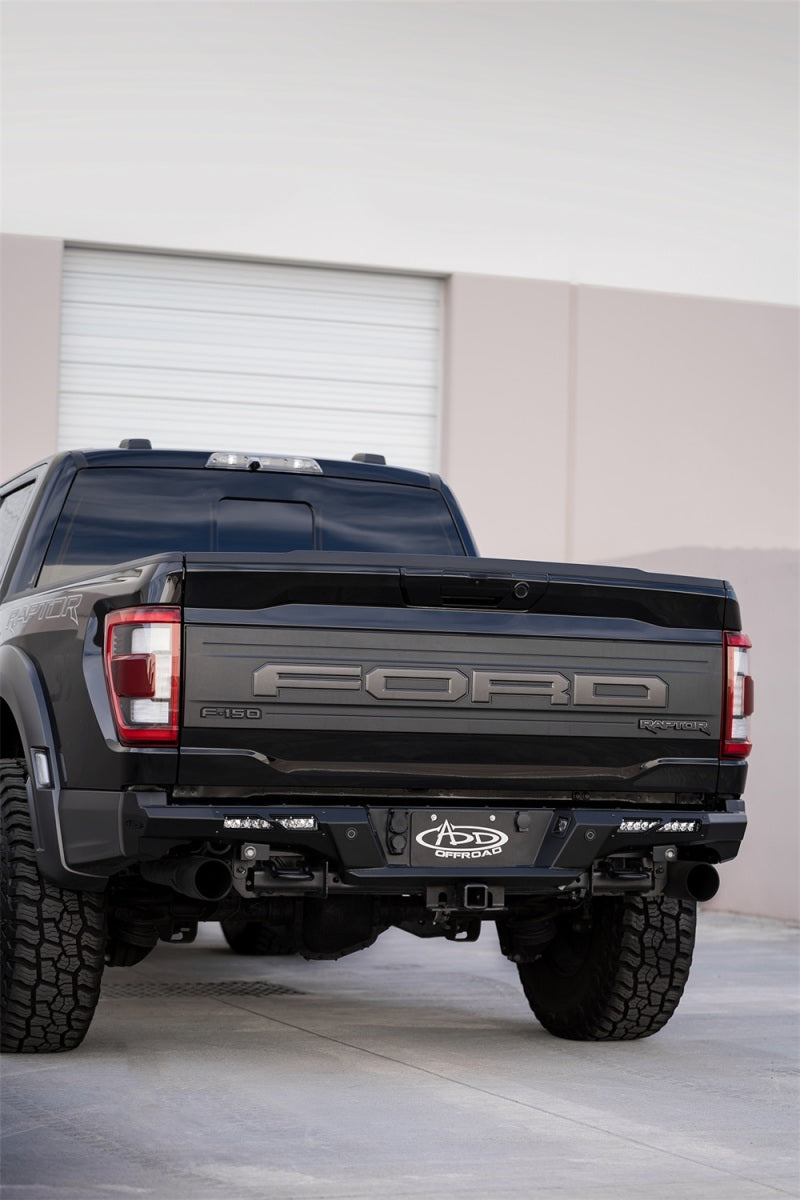 Addictive Desert Designs 21-22 Ford F-150 Raptor Phantom Rear Bumpet Bumpers - Steel Addictive Desert Designs