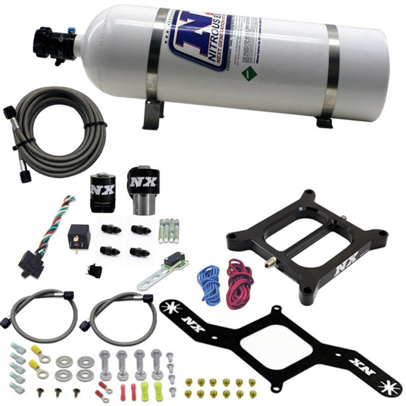 Nitrous Express 4150 Gasoline (RNC) Nitrous Kit w/15lb Bottle Nitrous Systems Nitrous Express
