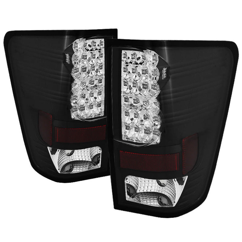 Spyder Nissan Titan 04-14 LED Tail Lights Black ALT-YD-NTI04-LED-BK Tail Lights SPYDER