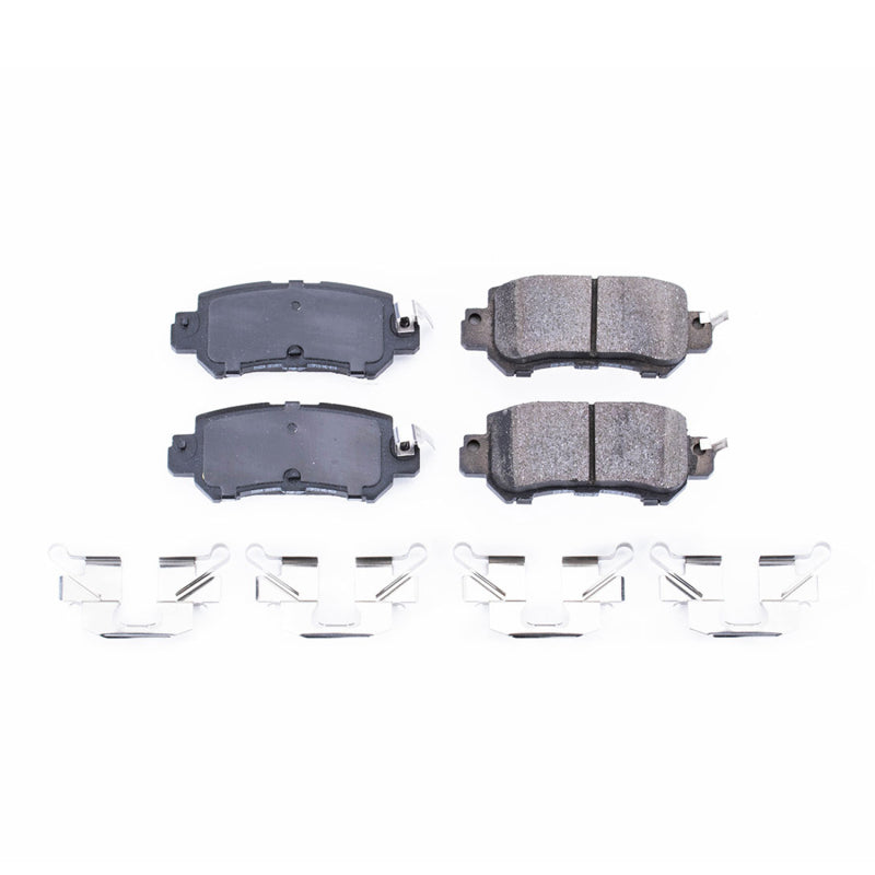 Power Stop 16-18 Mazda CX-3 Rear Z17 Evolution Ceramic Brake Pads w/Hardware Brake Pads - OE PowerStop