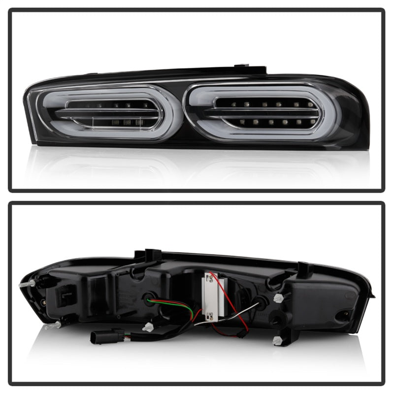 Spyder Chevy Camaro 16-18 Halogen LED Tail Lights Black ALT-YD-CCAM16HAL-SEQ-BK Tail Lights SPYDER