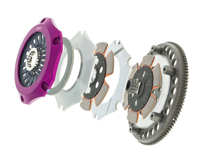 Exedy 1996-1996 Mitsubishi Lancer Evolution IV L4 Hyper Compe-R Twin Cerametallic Clutch Rigid Disc Clutch Kits - Multi Exedy
