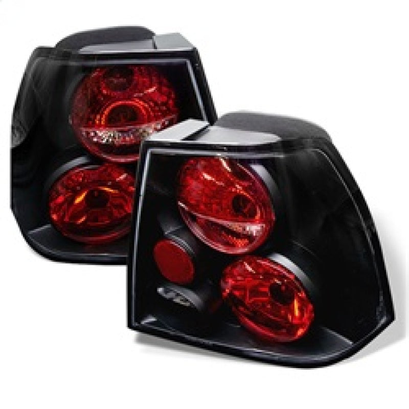 Spyder Volkswagen Jetta 99-04 Euro Style Tail Lights Black ALT-YD-VJ99-BK Tail Lights SPYDER