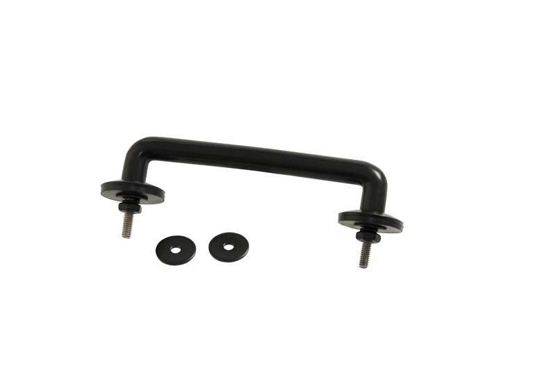 Kentrol 97-18 Jeep Wrangler TJ/JK Footman Loop - Powdercoat Black Hardware - Singles Kentrol