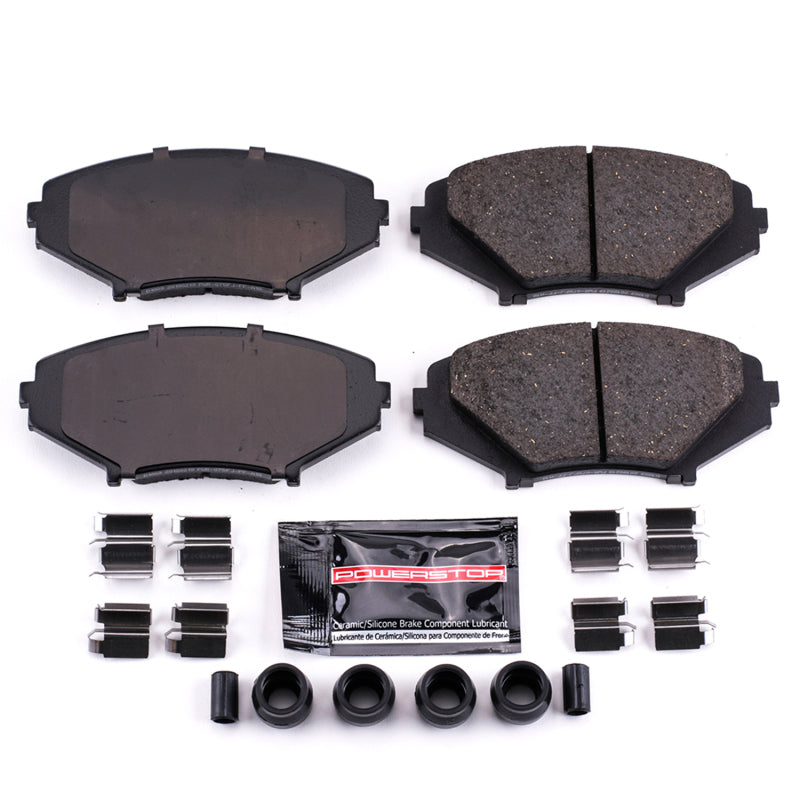 Power Stop 04-11 Mazda RX-8 Front Z23 Evolution Sport Brake Pads w/Hardware Brake Pads - Performance PowerStop