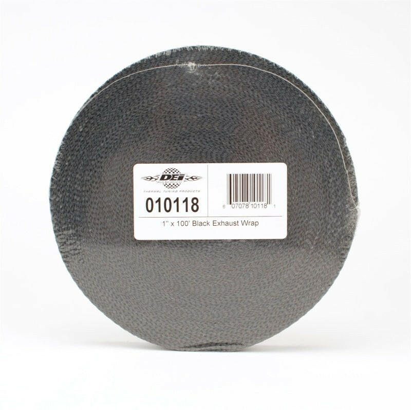 DEI Exhaust Wrap 1in x 100ft - Black Exhaust Wrap DEI