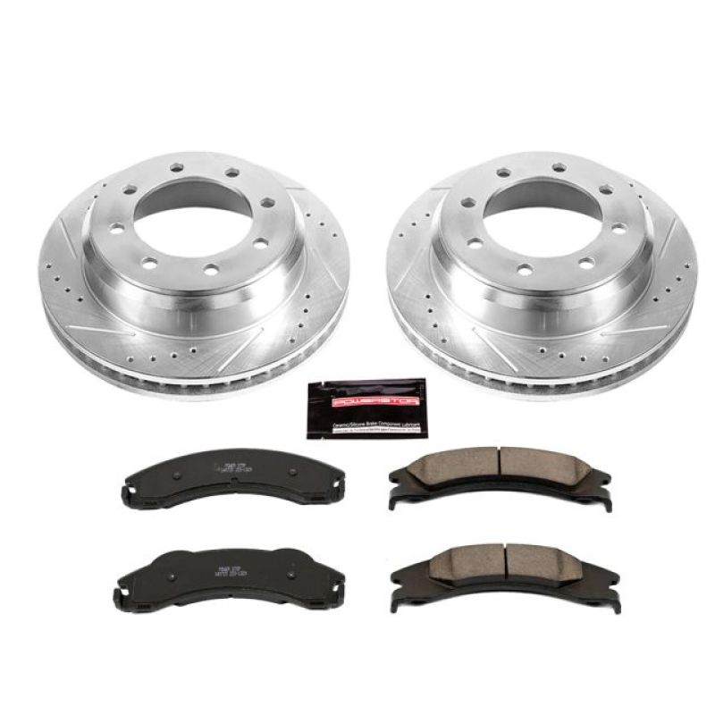 Power Stop 08-14 Ford E-150 Rear Z23 Evolution Sport Brake Kit Brake Kits - Performance D&S PowerStop