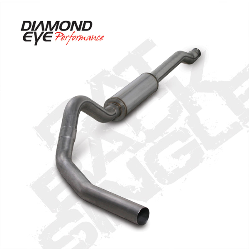 Diamond Eye KIT 4in Catback Single SS: 03-07 FORD 6.0L F250/F350 Catback Diamond Eye Performance