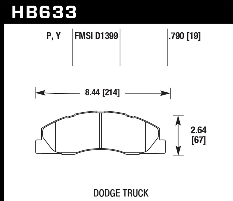 Hawk LTS Street Brake Pads Brake Pads - OE Hawk Performance