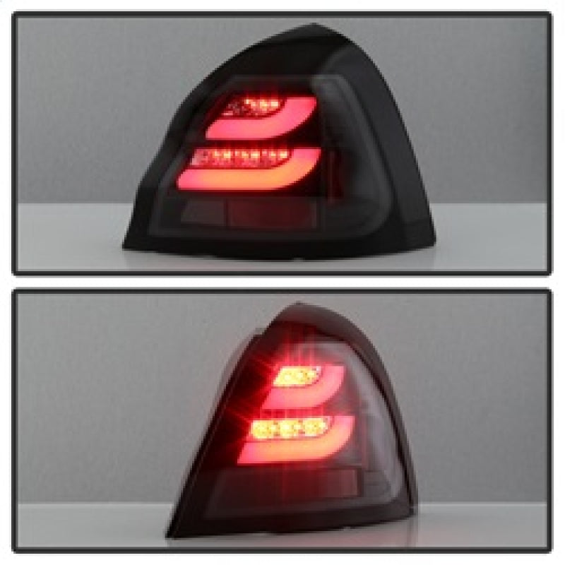 Spyder Pontiac Grand Prix 04-08 Light Bar LED Tail Light Black ALT-YD-PGP04-LED-BK Tail Lights SPYDER