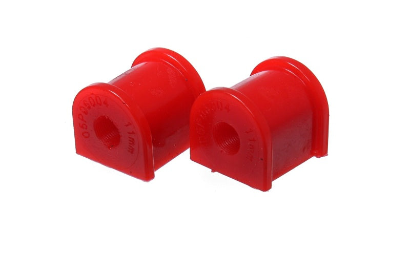 Energy Suspension 06-14 Mazda Miata Red Rear Sway Bar Bushing Set Bushing Kits Energy Suspension