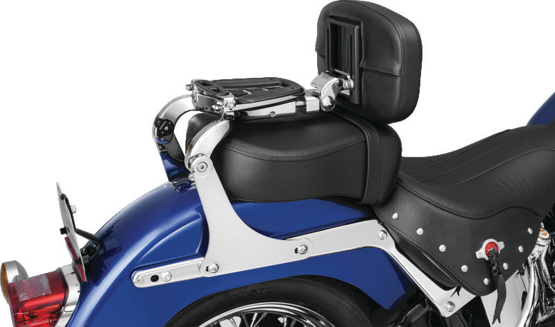 Kuryakyn Fixed Mounts For Multi-Purpose Backrest Chrome Seats Kuryakyn