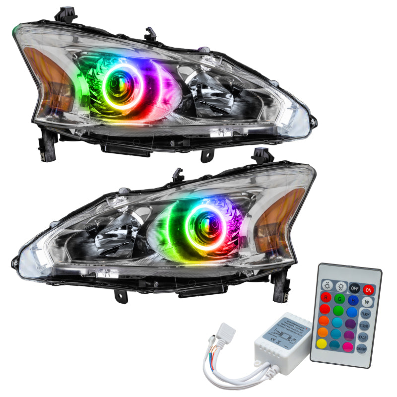 Oracle 13-15 Nissan Altima Sedan SMD HL - ColorSHIFT w/ Simple Controller Headlights ORACLE Lighting