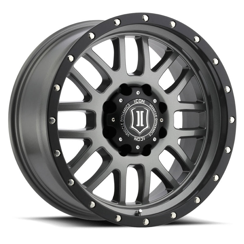 ICON Alpha 20x9 6x135 16mm Offset 5.625in BS Gunmetal Wheel Wheels - Cast ICON