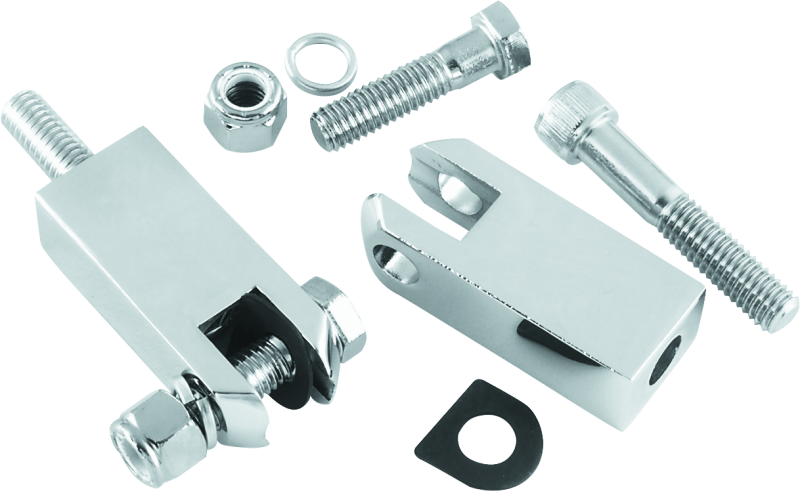 Bikers Choice 83-03 Sportster Chrome Passenger Peg Mount Kit Replaces H-D 50610-80T Footpegs Bikers Choice