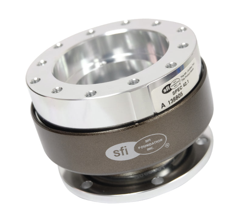 NRG Quick Release Gen 2.0 - Silver Body / Chrome Ring SFI Spec 42.1 Quick Release Adapters NRG