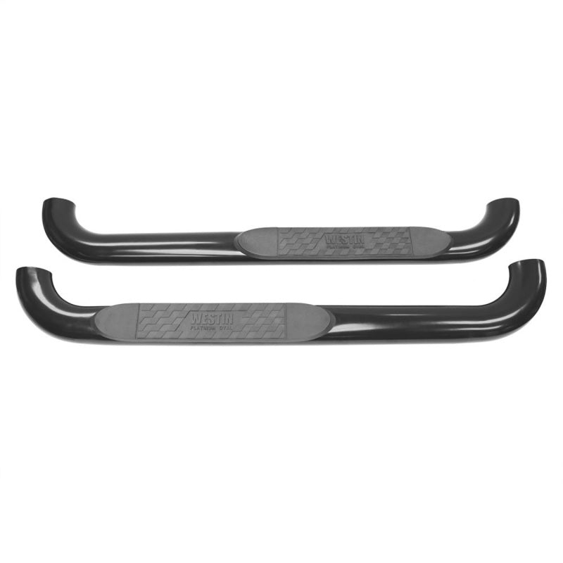 Westin 2004-2008 Ford F-150 Reg Cab Platinum 4 Oval Nerf Step Bars - Black Nerf Bars Westin