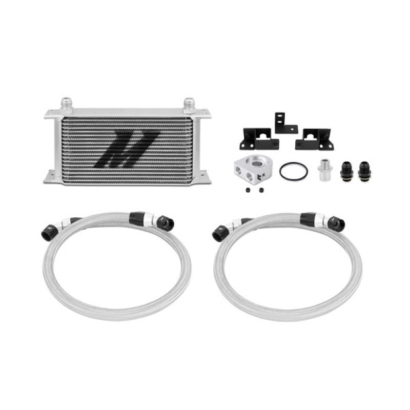 Mishimoto 07-11 Jeep Wrangler JK Oil Cooler Kit - Silver Oil Coolers Mishimoto