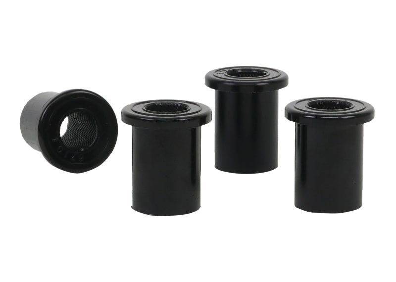 Whiteline Plus 12/05+ Nissan Frontier/XTerra Rear Spring Shackle Bushing Spring Insulators Whiteline