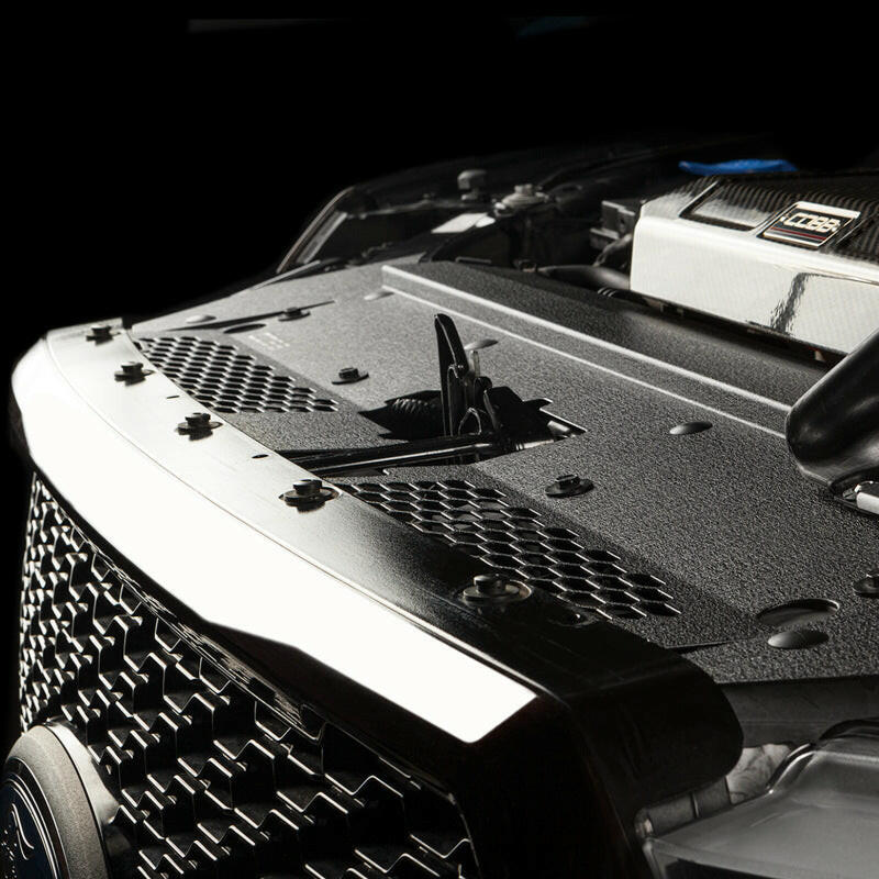 Cobb 18-20 Ford F-150 Eco Boost 3.5L/2.7L Radiator Shroud - Wrinkle Black Radiator Shrouds COBB