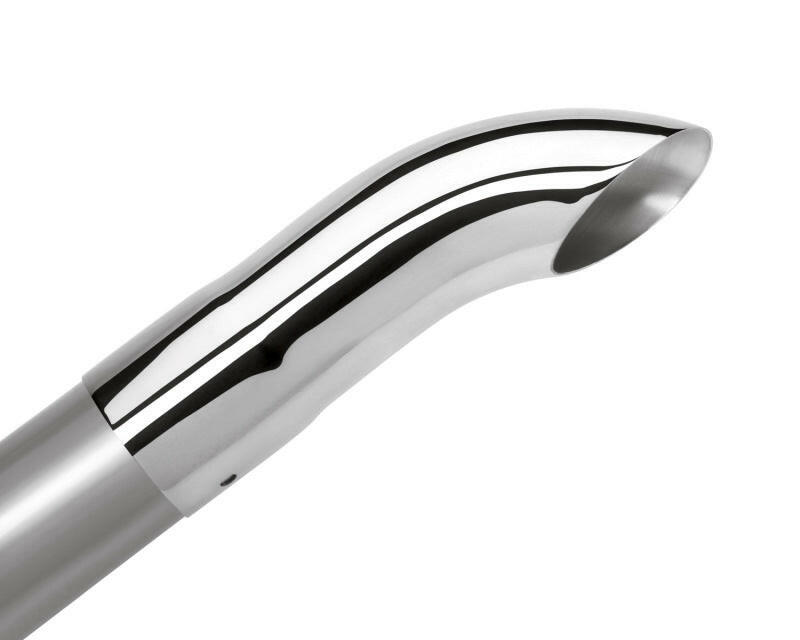 Borla Universal Polished Tip Single Round Turndown/Turnout (inlet 2 1/2in. Outlet 2 1/2in) *NO Retur Tips Borla