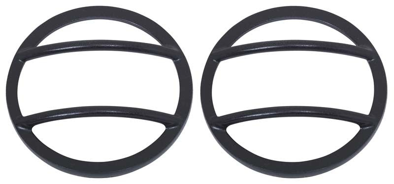 Kentrol 07-18 Jeep Wrangler JK Fog Light Cover Pair - Textured Black Fog Lights Kentrol
