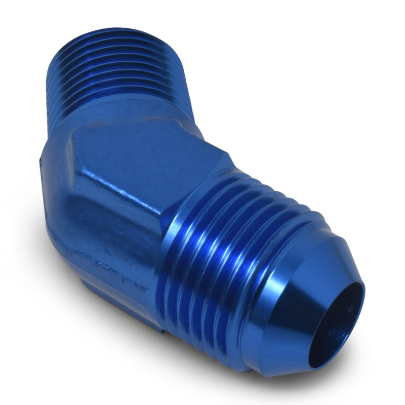Russell Performance -4 AN to 1/4in NPT 45 Degree Flare to Pipe Adapter Fittings Russell