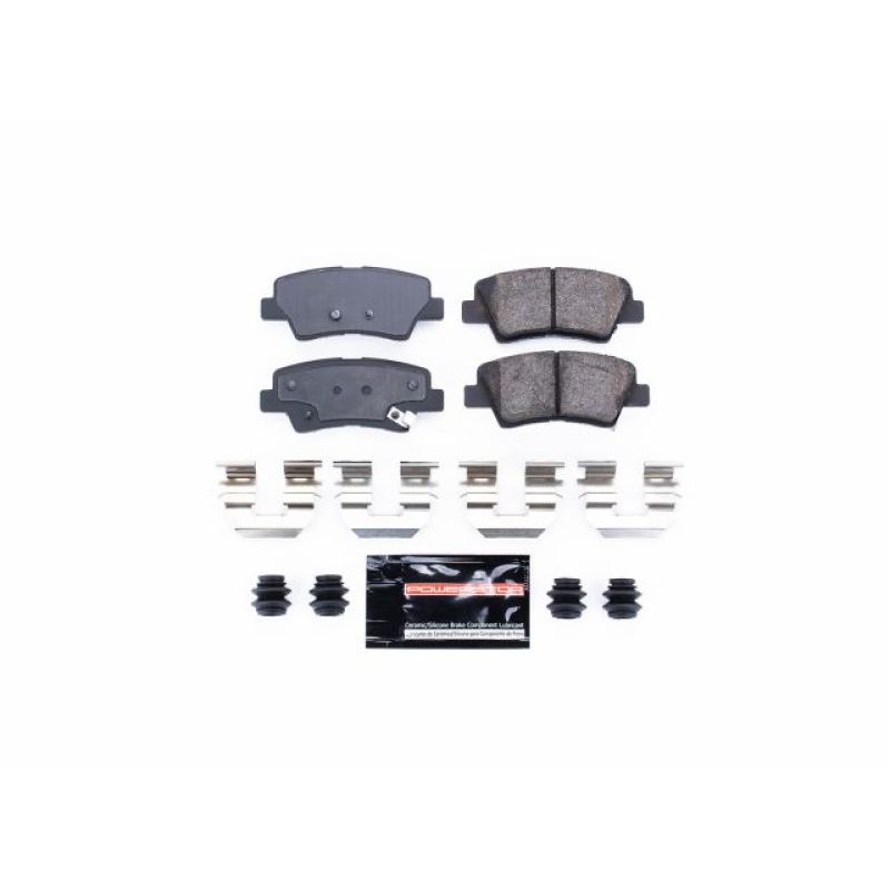Power Stop 12-17 Hyundai Azera Rear Z23 Evolution Sport Brake Pads w/Hardware Brake Pads - Performance PowerStop