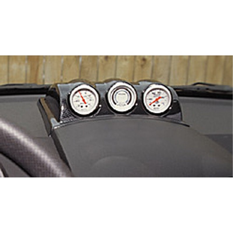 Autometer 98-10 VW Beetle 2-1/16in Triple Dash Top Gauge Mount Gauge Pods AutoMeter