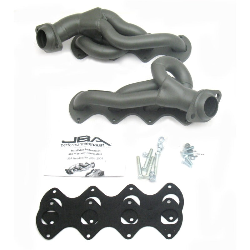 JBA 05-10 Ford F-Series 5.4L 3V 1-5/8in Primary Ti Ctd Cat4Ward Header Headers & Manifolds JBA