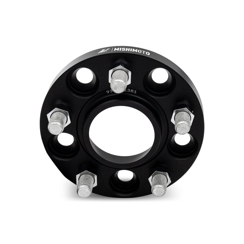 Mishimoto Wheel Spacers - 5x114.3 - 67.1 - 15 - M12 - Black Wheel Spacers & Adapters Mishimoto