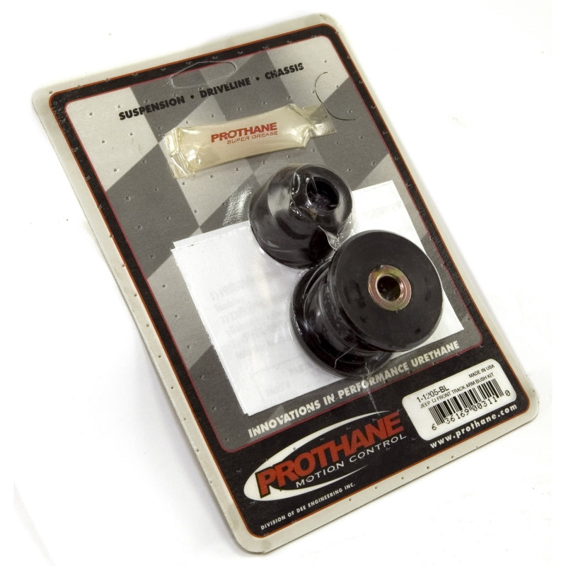 Rugged Ridge Track Bar Bushings Black Front 97-06 Jeep Wrangler Bushing Kits Rugged Ridge