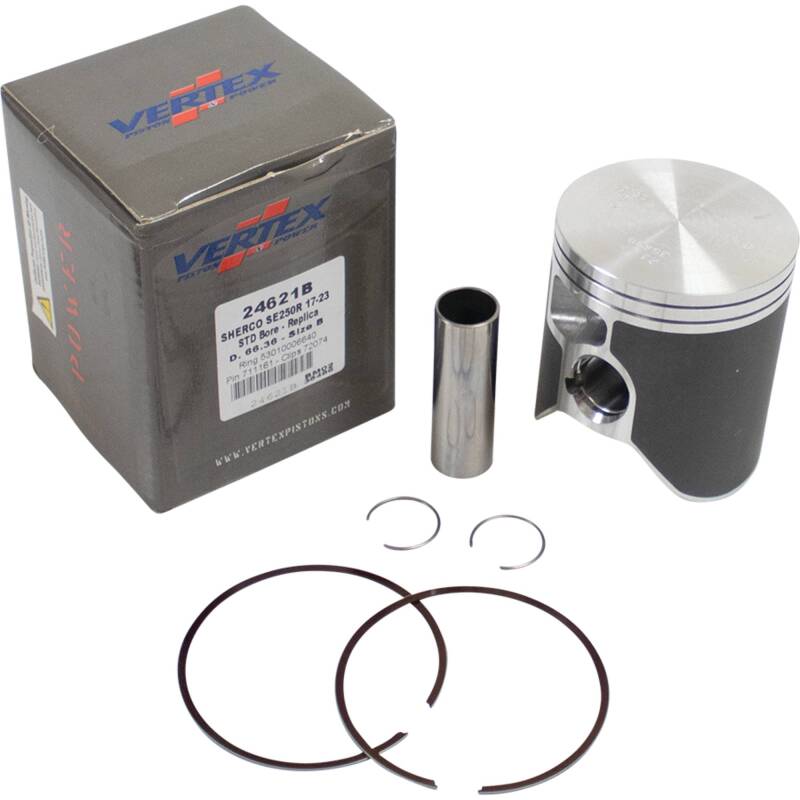 Vertex Piston 17-24 Sherco SE-R 250 250cc Cast Replica Piston Kit Piston Sets - Powersports Vertex Pistons