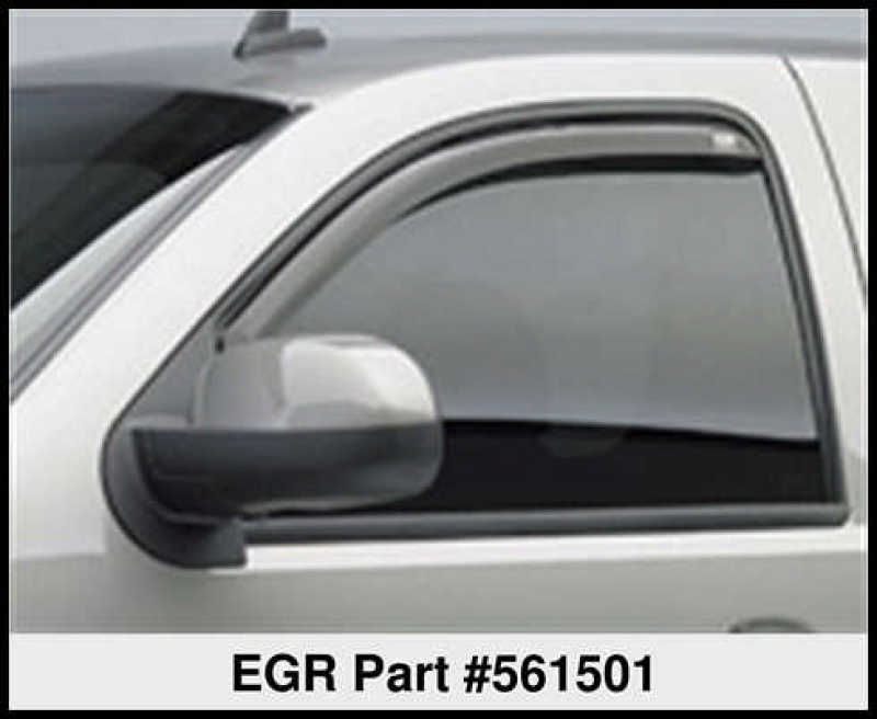 EGR 07+ Chev Silverado/GMC Sierra In-Channel Window Visors - Set of 2 (561501) Wind Deflectors EGR