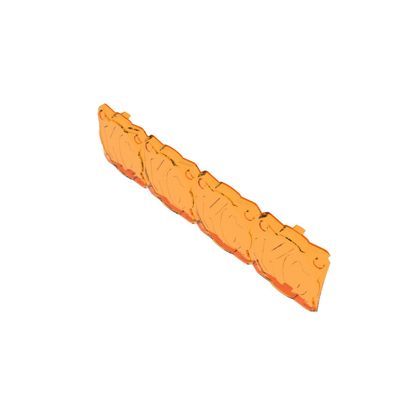 KC HiLiTES FLEX ERA LED Light Bar 10in. Light Shield - Amber (SHIELD ONLY) Light Bars & Cubes KC HiLiTES