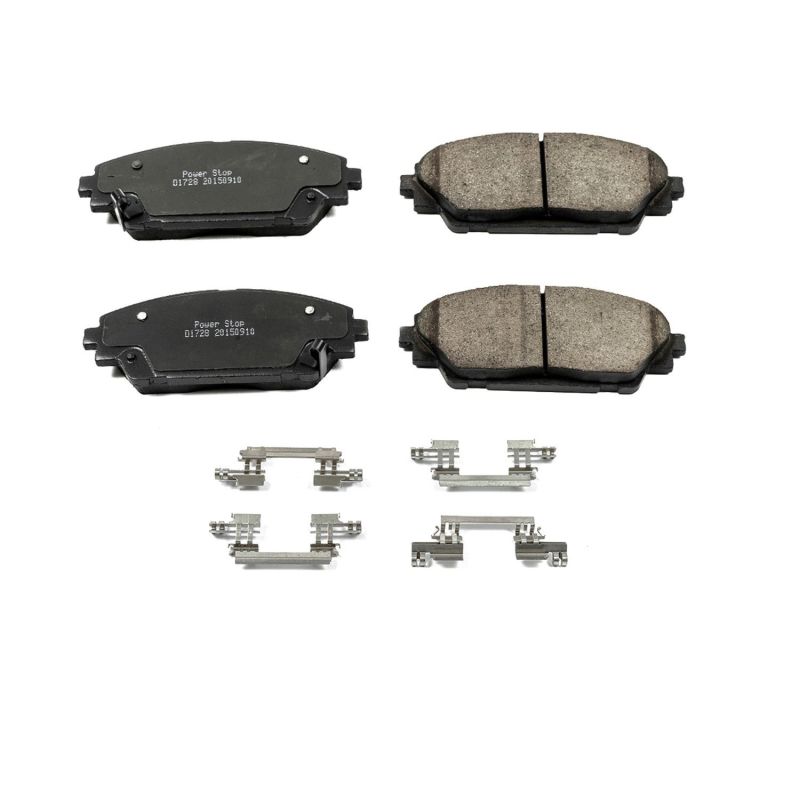 Power Stop 14-18 Mazda 3 Front Z17 Evolution Ceramic Brake Pads w/Hardware Brake Pads - OE PowerStop