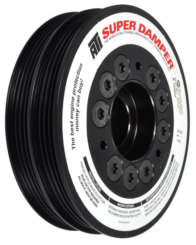 ATI Damper - 5.67in - Alum - 4 & 4 Grv - Toyota 3SGTE 1990 - 1995 Mr2 Turbo 7 Percent OD Crankshaft Dampers ATI