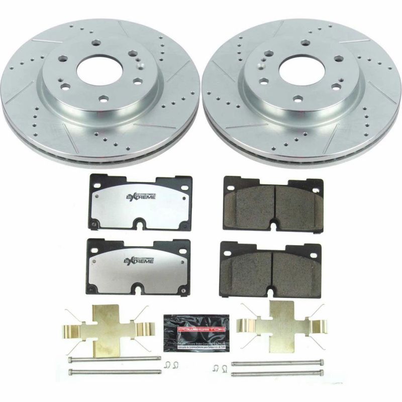 Power Stop 2019 Chevrolet Silverado 1500 Front Z36 Truck & Tow Brake Kit Brake Kits - Performance D&S PowerStop