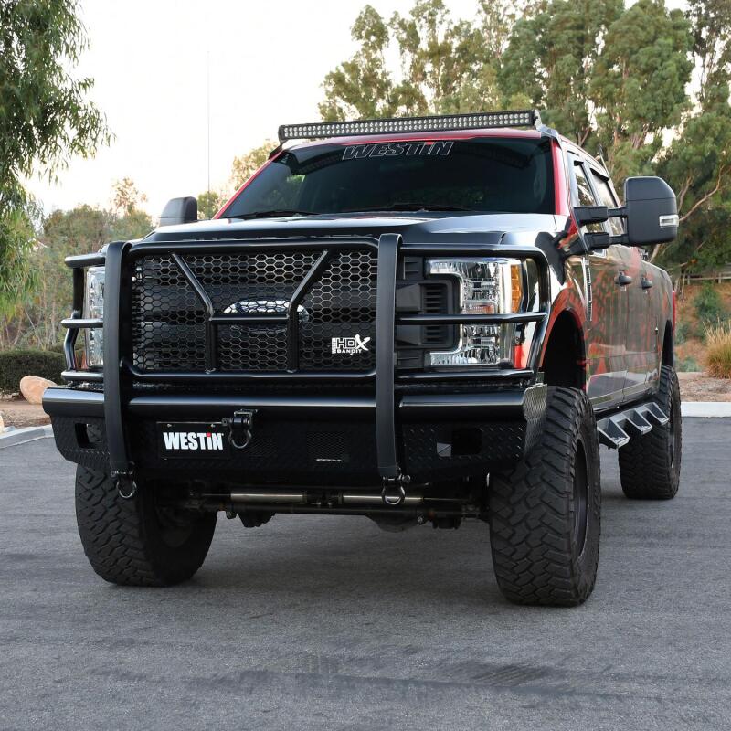Westin/HDX Bandit 17-19 Ford F-250 / F-350 Front Bumper - Textured Black Bumpers - Steel Westin