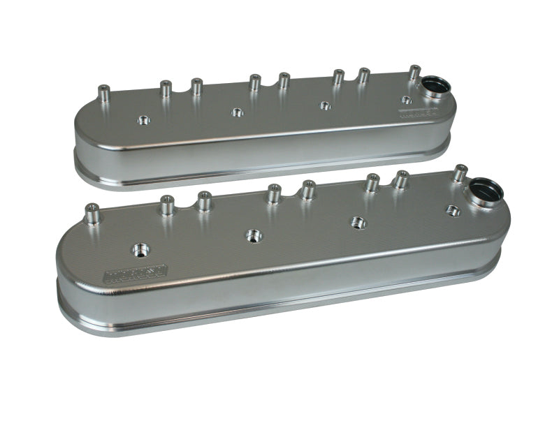 Moroso GM LS Valve Cover (w/AEM/Holley/Other Smart Coils) - Tall - Billet Aluminum - Pair Valve Covers Moroso