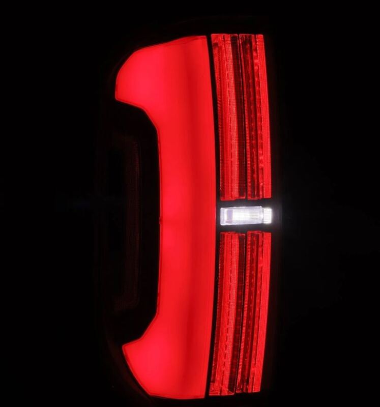 AlphaRex 14-21 Toyota Tundra Nova-Series LED Tail Lights - Black Red Tail Lights AlphaRex