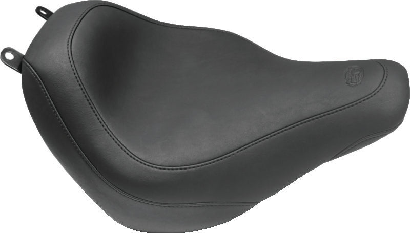 Mustang 84-06 Harley Standard Rear Tire Wide Touring Passenger Seat - Black Passenger Motorcycle Seats Mustang Motorcycle