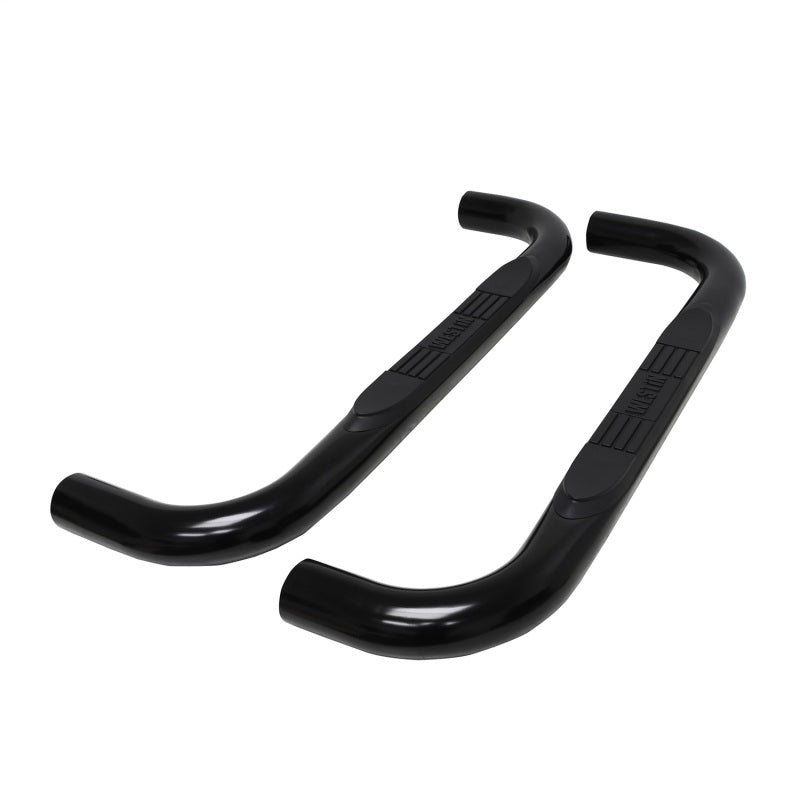 Westin 19-20 Chevy/GMC Silverado/Sierra 1500 Regular Cab E-Series 3 Nerf Step Bars - Black Nerf Bars Westin