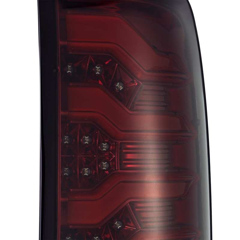 AlphaRex 14-18 GMC Sierra 1500 PRO-Series LED Tail Lights Red Smoke Tail Lights AlphaRex