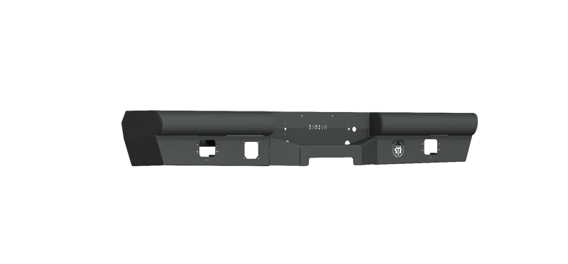 Road Armor 03-07 Chevy 2500 Vaquero Rear Non-Winch Bumper - Tex Blk Bumpers - Steel Road Armor