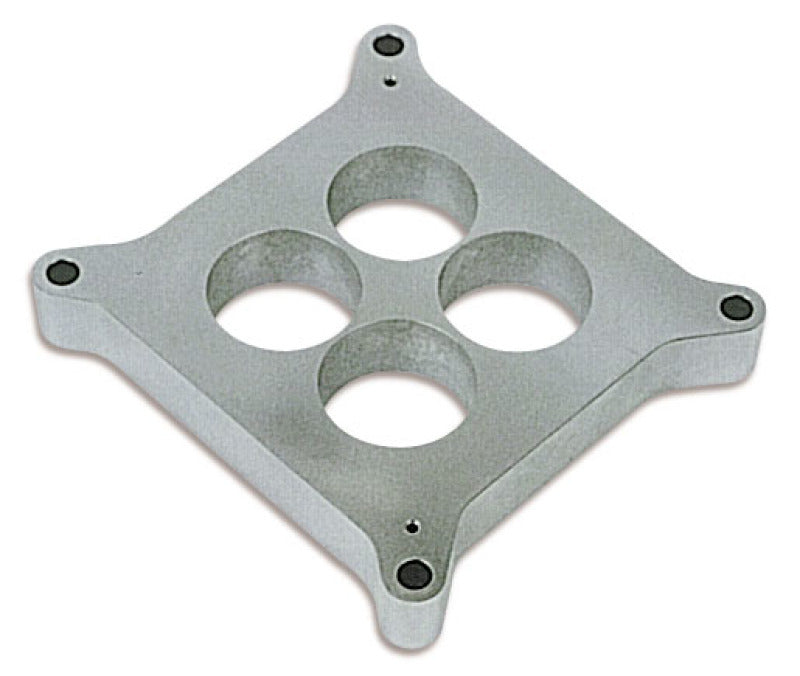 Moroso 4150/4160 Carburetor Spacer - 4 Hole Plenum - 1in - Billet Aluminum Hardware - Singles Moroso