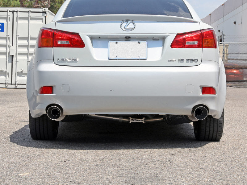 aFe POWER Takeda 06-13 Lexus IS250/IS350 SS Axle-Back Exhaust w/ Polished Tips Axle Back aFe