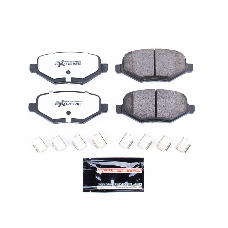 Power Stop 14-15 Ford Edge Rear Z36 Truck & Tow Brake Pads w/Hardware Brake Pads - Performance PowerStop