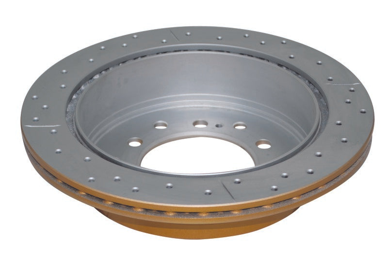 DBA 03-09 Lexus GX470 Rear Drilled & Slotted Street Series Rotor Brake Rotors - Slot & Drilled DBA