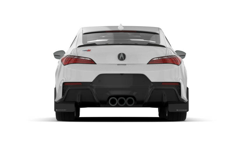 Rally Armor 23-25 Acura Integra A-Spec Black UR Mud Flap W/Red Logo (No Drilling Req.) Mud Flaps Rally Armor